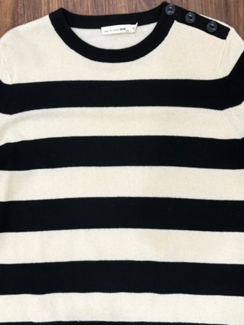 rag & bone, Wool & Cashmere Striped Sweater, M